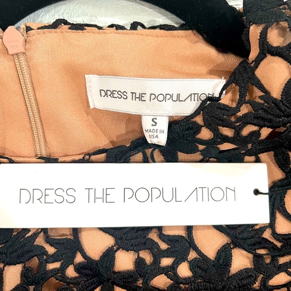 Dress The Population Small Black Dress - Picture 3 of 3